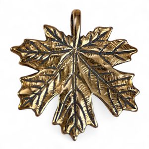 JAVOROVÝ LIST, PŘÍVĚŠEK BRONZ - PŘÍVĚSKY - ŠPERKY