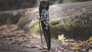 SLEIPNIR, KŮŇ, VIKINGSKÝ ROH, 0,3 L - ROHY NA PITÍ - STOLOVÁNÍ