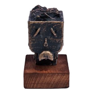 DŮLNÍ VOZÍK, MINIATURA - HISTORICKÉ MINIATURY - HOME DECOR