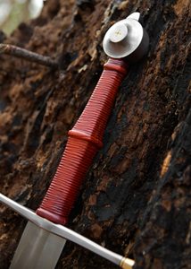 PASOVSKÝ VLK, JEDEN A PŮL RUČNÍ MEČ S POCHVOU - STŘEDOVĚKÉ MEČE - ZBRANĚ