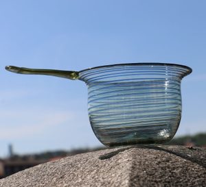 ŘÍMSKÁ SKLENĚNÁ NÁDOBA - HISTORICKÉ SKLO - STOLOVÁNÍ