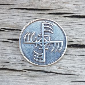 GINFAXI, STŘÍBRNÝ PŘÍVĚSEK, ISLANDSKÁ MAGICKÁ RUNA, AG 925 - PŘÍVĚSKY - STŘÍBRNÉ ŠPERKY