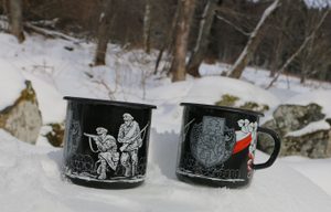 ČESKOSLOVENSKÉ LEGIE PLECHÁČEK, SMALTOVANÝ HRNEK - POHÁRY A HRNKY - HOME DECOR