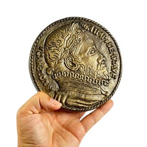 RUDOLF II. HABSBURSKÝ, NÁSTĚNNÁ PLAKETA - NÁSTĚNNÉ DEKORACE - HOME DECOR