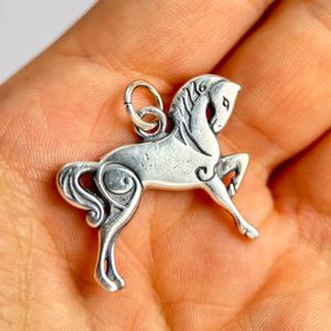 ŠEMÍK, KŮŇ, STŘÍBRNÝ PŘÍVĚSEK, AG 925 - PŘÍVĚSKY - STŘÍBRNÉ ŠPERKY