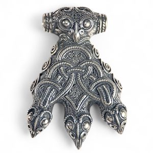 THOROVO KLADIVO PAŘÁT, STŘÍBRNÝ PŘÍVĚSEK, AG 925, 17G - PŘÍVĚSKY - STŘÍBRNÉ ŠPERKY