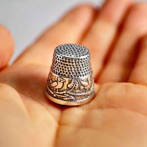 PTÁČCI, STŘÍBRNÝ NÁPRSTEK, AG 925, 10G - DROBNÉ STŘÍBRNÉ ŠPERKY - STŘÍBRNÉ ŠPERKY