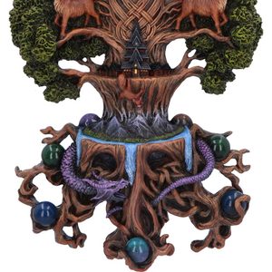 YGGDRASIL, NÁSTĚNNÁ PLAKETA, ANNE STOKES 30.5 CM - FIGURKY - HOME DECOR