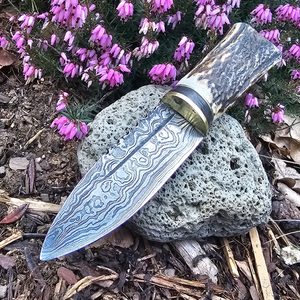 SGIAN DUBH, SKOTSKÝ NŮŽ - DAMAŠKOVÁ OCEL - DAMAŠKOVÉ NOŽE - ZBRANĚ