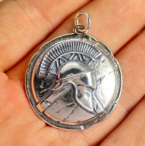 SPARTA, SPARTSKÝ VÁLEČNÍK, STŘÍBRNÝ PŘÍVĚSEK, AG 925 - PŘÍVĚSKY - STŘÍBRNÉ ŠPERKY