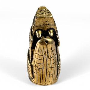 KONCOVKA VIKINGSKÉHO NOŽE WOLIN, BRONZ - MATERIÁL NA STŘENKY NOŽŮ - ZBRANĚ