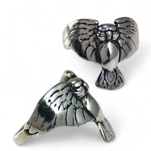 SOVA, STŘÍBRNÝ PRSTEN, AG 925 - PRSTENY - STŘÍBRNÉ ŠPERKY