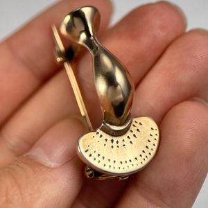 ŘÍMSKÁ LEGIONÁŘSKÁ SPONA Z MUŠOVA, BRONZ - BROŽE A KNOFLÍKY - ŠPERKY