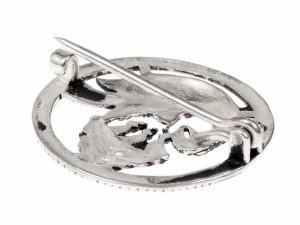 STŘEDOVĚKÁ BROŽ - PELIKÁN, BRONZ - BROŽE A KNOFLÍKY - ŠPERKY