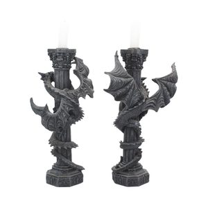 DRAČÍ SVÍCNY GUARDIANS OF THE LIGHT 28CM 2 X - SVÍCNY - HOME DECOR
