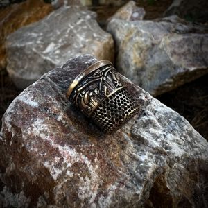 PTÁČCI, NÁPRSTEK BRONZ - BIŽUTERIE - ŠPERKY