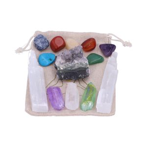 MEDITACE, DÁRKOVÁ SADA KAMENŮ - MAGICKÉ POMŮCKY - HOME DECOR