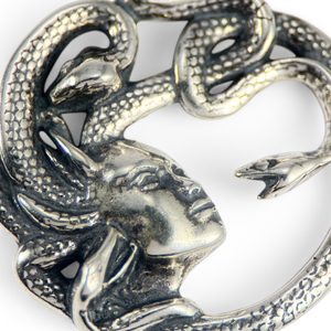 MEDUSA, ANTICKÝ STŘÍBRNÝ PŘÍVĚSEK, AG 925, 14G - PŘÍVĚSKY - STŘÍBRNÉ ŠPERKY