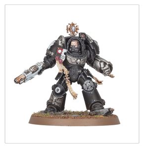 WARHAMMER 40K SPACE MARINES CAPTAIN IN TERMINATOR ARMOUR - WARHAMMER 40K - HRY A KNIHY