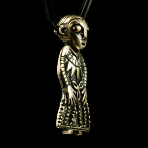 FREYA Z REVNINGE, VIKINGSKÝ PŘÍVĚŠEK, BRONZ - PŘÍVĚSKY - ŠPERKY