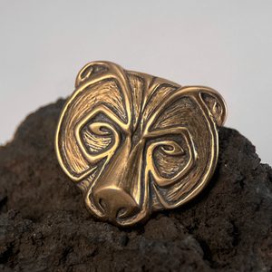 URSUS, MEDVĚD, PŘÍVĚŠEK, BRONZ - PŘÍVĚSKY - ŠPERKY