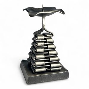 PYRAMIDA, KOVANÝ SVÍCEN - KOVANÉ VÝROBKY - KOVÁŘSTVÍ A MINCE