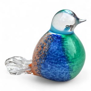 SKLENĚNÝ PTÁČEK, ČESKÉ SKLO - SKLENĚNÉ VÝROBKY - HOME DECOR