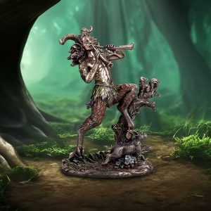 SATYR FIGURKA, NATURE SPIRIT 21.5CM - FIGURKY - HOME DECOR