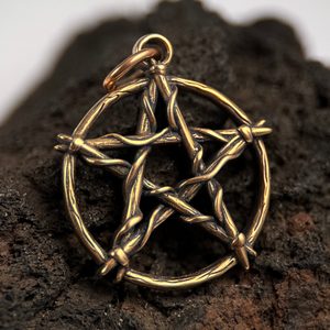 PENTAGRAM PŘÍVĚŠEK, BRONZ - PŘÍVĚSKY - ŠPERKY