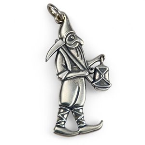 STŘEDOVĚKÝ HAVÍŘ - PERMONÍK, PŘÍVĚSEK, STŘÍBRO 925/1000 - PŘÍVĚSKY - STŘÍBRNÉ ŠPERKY