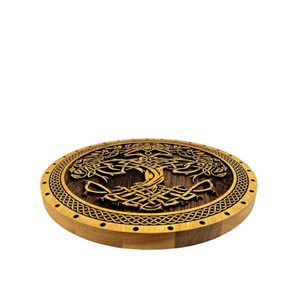 MJÖLLNIR - THOROVO KLADIVO, DŘEVĚNÝ NÁSTĚNNÝ OBRAZ 32CM - DŘEVĚNÉ OBRAZY - HOME DECOR