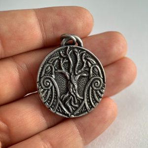 HUGINN A MUNINN, VIKINSKÝ TALISMAN, ZINEK - VŠECHNY AMULETY, VLASTNÍ VÝROBA - ŠPERKY