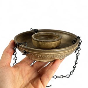 ZÁVĚSNÝ SVÍCEN, KERAMICKÝ - OLEJOVÉ LAMPY - HOME DECOR