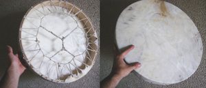 ŠAMANSKÝ, RÁMOVÝ BUBEN - Ø 50 CM - BUBNY - TÁBOŘENÍ A ŘEMESLA