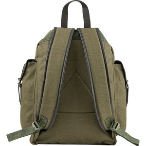 BATOH CANVAS DAY PACK ZELENÝ - OUTDOOR - TÁBOŘENÍ A ŘEMESLA
