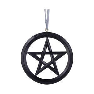 WICCA - PENTAGRAM VÁNOČNÍ OZDOBA 7CM - VÁNOČNÍ OZDOBY - HOME DECOR