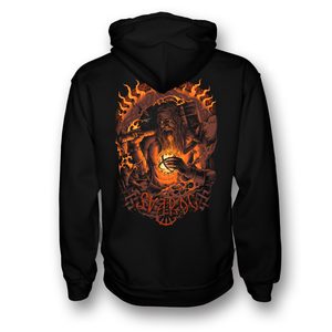 SVAROG NEBESKÝ KOVÁŘ, SLOVANSKÝ BŮH OHNĚ MIKINA ZIPPER - MIKINY - MÓDA