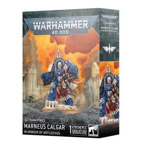 WARHAMMER 40K: SPACE MARINES: ULTRAMARINES - MARNEUS CALGAR IN ARMOUR OF ANTILOCHUS - WARHAMMER 40K - HRY A KNIHY