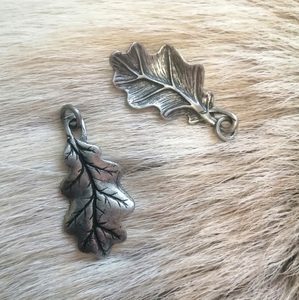 DUBOVÝ LIST, PŘÍVĚŠEK, ZINEK - KELTSKÉ AMULETY - ŠPERKY