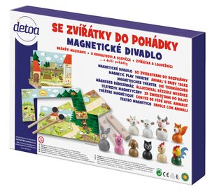 MAGNETICKÉ DIVADLO SE ZVÍŘÁTKY DO POHÁDKY - DĚTSKÉ HRAČKY - HRY A KNIHY