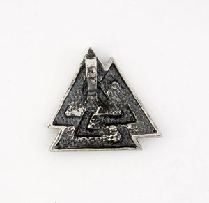 VALKNUT, STŘÍBRNÝ VIKINSKÝ STŘÍBRNÝ PŘÍVĚSEK, AG 925 - PŘÍVĚSKY - STŘÍBRNÉ ŠPERKY