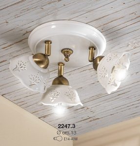 MEDUSA KERAMICKÉ STROPNÍ SVÍTIDLO 2247.3 - STROPNÍ SVÍTIDLA - HOME DECOR