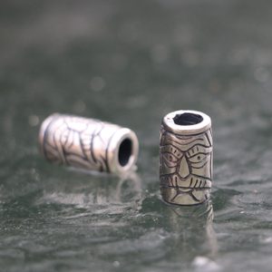 DĚD VOUS, STŘÍBRNÝ KORÁLEK DO VOUSŮ, VIKING, AG 925 - DROBNÉ STŘÍBRNÉ ŠPERKY - STŘÍBRNÉ ŠPERKY