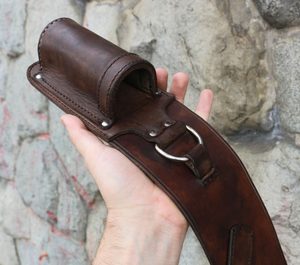 KOŽENÝ DRŽÁK NA VLAJKU - OSTATNÍ KOŽENÉ VÝROBKY - SEDLÁŘSTVÍ