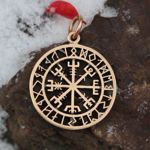 VEGVÍSIR, ISLANDSKÝ ZNAK, PŘÍVĚŠEK BRONZ, MALÝ - PŘÍVĚSKY - ŠPERKY