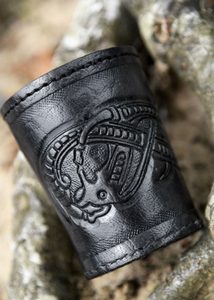 KOŽENÝ KALÍŠEK NA HRACÍ KOSTKY - VIKING - STŘEDOVĚKÉ DESKOVÉ HRY - HRY A KNIHY