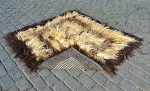 CHALIŠTE, BALKÁNSKÝ PŘEHOZ Z OVČÍ VLNY XXL - VLNĚNÉ DEKY - MÓDA