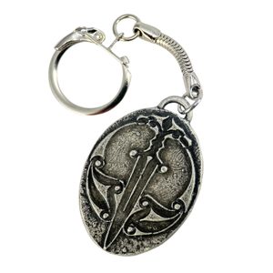 DRAKKARIA KLÍČENKA, ZINEK STAROSTŘÍBRO - KLÍČENKY Z KOVU - ŠPERKY