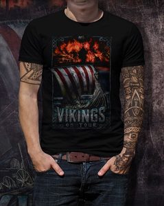 VIKINGS ON TOUR, TRIČKO PÁNSKÉ BAREVNÉ - TRIČKA PÁNSKÁ - MÓDA