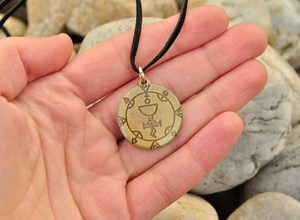 KABALISTICKÝ PENTAKL KRÁLOVNY - MAGICKÉ AMULETY - ŠPERKY